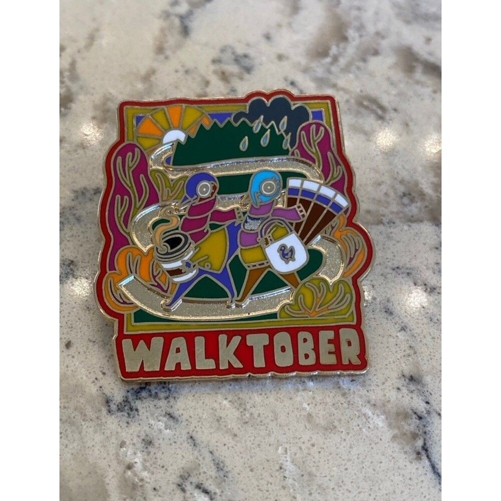 Walktober Oktoberfest October Walking Club Walk Lapel Pin (P98)